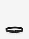 Christian Louboutin Crocodile Leather Belt In Black