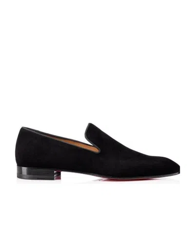 Christian Louboutin Danny Flex Loafers In Black Leather