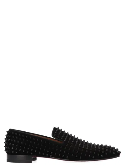 Christian Louboutin Dandelion Loafers In Black/black