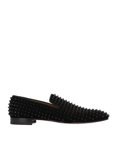CHRISTIAN LOUBOUTIN MOCASINES - NEGRO
