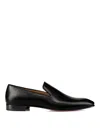 Christian Louboutin Dandelion Patent-leather Loafers In Negro