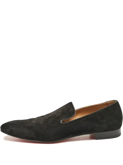 Pre-owned Christian Louboutin Dandelion Suede Loafers