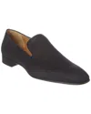 Christian Louboutin Danny Flex Loafers In Black Leather In Black
