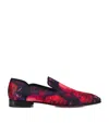 Christian Louboutin Dandy Chick Satin Floral Loafers