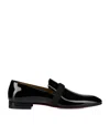 Christian Louboutin Dandydeco Patent Leather Loafers In Black