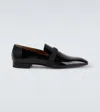 Christian Louboutin Dandydeco Patent Leather Loafers In Black