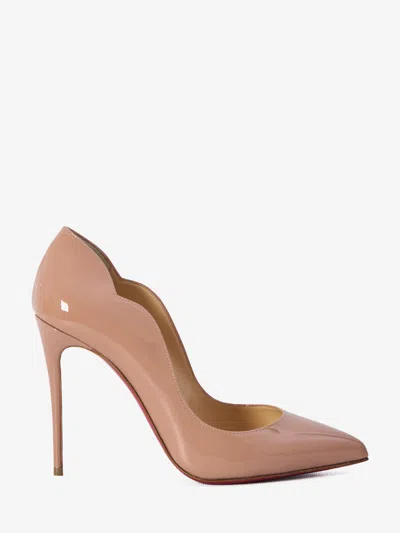 Christian Louboutin 100mm Hot Chick Patent High-heel Pumps In Pink