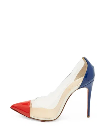 Pre-owned Christian Louboutin Debout Pvc Pumps In White