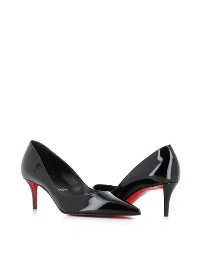 Christian Louboutin Glossy Pointed Toe High Heel Pumps In Multi