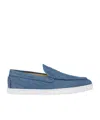 Christian Louboutin Varsiboat Denim Boat Shoes In Blue