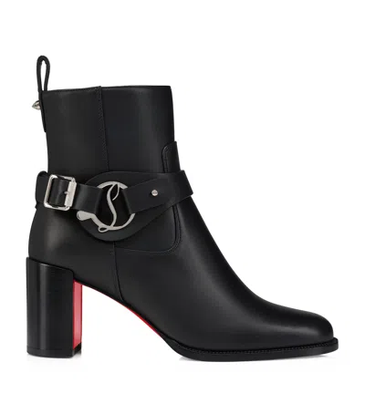 Christian Louboutin Dianouchette Leather Ankle Boots 70 In Black