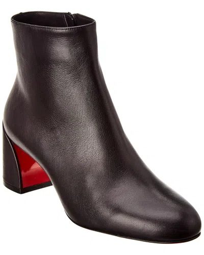 Christian Louboutin Turela 55 Leather Bootie In Black