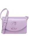 Christian Louboutin Dnu Pack  Loubi54 Leather Crossbody In Purple
