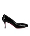 Christian Louboutin Dolly Patent Leather Pumps 85 In Black