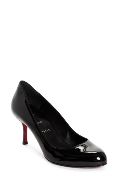 Christian Louboutin Pumps Stella Aus Lackleder In Black/lin Black