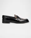 Christian Louboutin Donna Leopard-print Leather Penny Loafers In Leopard Multi