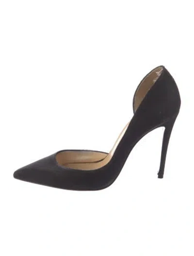 Pre-owned Christian Louboutin D'orsay Pumps In Blue