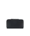 Christian Louboutin Double Zip Wallet In Black