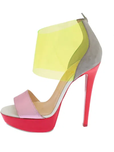 Pre-owned Christian Louboutin Dufoura Heeled Sandals