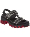 Christian Louboutin Duniclou Heeled Sandals In Black