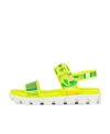 Christian Louboutin Loubi Duniss Flat Sandals In Yellow