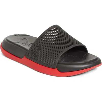 CHRISTIAN LOUBOUTIN CHRISTIAN LOUBOUTIN EASY BREEZY RUBBER SLIDE SANDAL