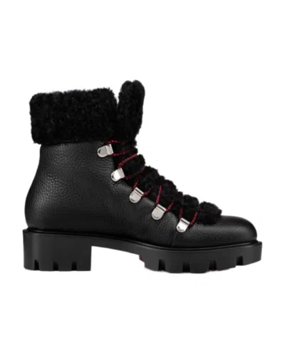 Christian Louboutin Edelvizir Ankle Boots In Black