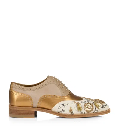 Christian Louboutin Education Esquisse Floral Oxford Shoes