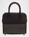 Christian Louboutin Eloise Crossbody Bag In Spiked Lizard-embossed Leather