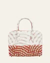 Christian Louboutin Eloise Medium Top-handle Bag In Coated Canvas And Leather
