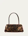 Christian Louboutin Eloise Top-handle Bag In Croc-embossed Leather In Brown