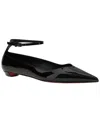 Christian Louboutin Erozeena Patent Pumps Pointed Toe Sole In Black