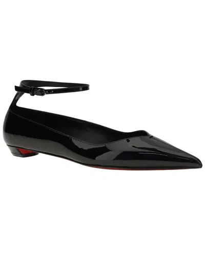 CHRISTIAN LOUBOUTIN CHRISTIAN LOUBOUTIN EROZEENA PATENT BALLERINA FLAT