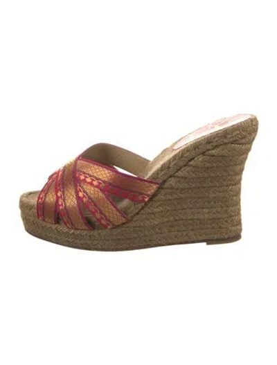 Pre-owned Christian Louboutin Espadrilles In Multi