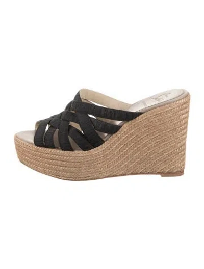 Pre-owned Christian Louboutin Espadrilles In Neutrals