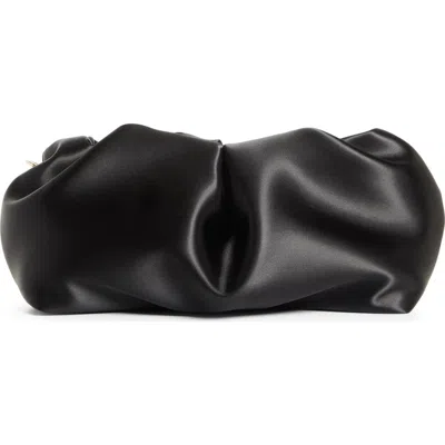 Christian Louboutin Eva Neoprene Satin Clutch In Yellow