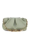 Christian Louboutin Eva Small Leather Shoulder Bag In Green