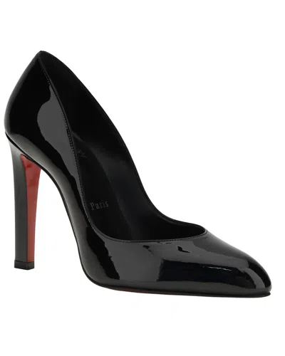 Christian Louboutin Fannylove 100 Patent Pump In Black