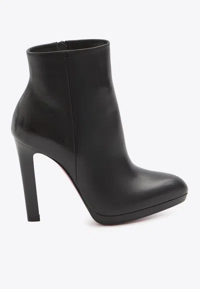 Christian Louboutin Fannylove 120 Ankle Boots In Black