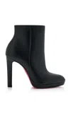 Christian Louboutin Fannylove 120mm Leather Boots In Black