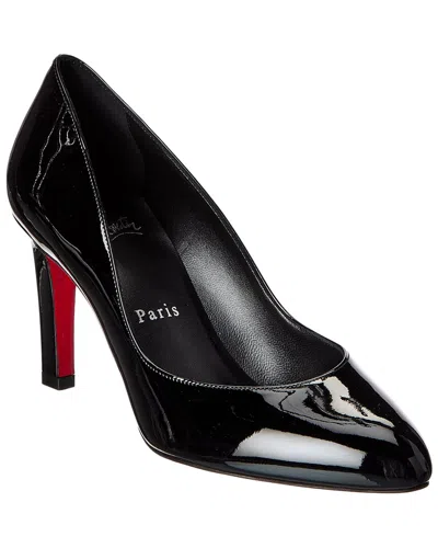 Christian Louboutin Fannylove 85 Patent Pump In Black