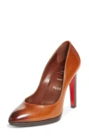 Christian Louboutin Fannylove Alta Pump In Brown