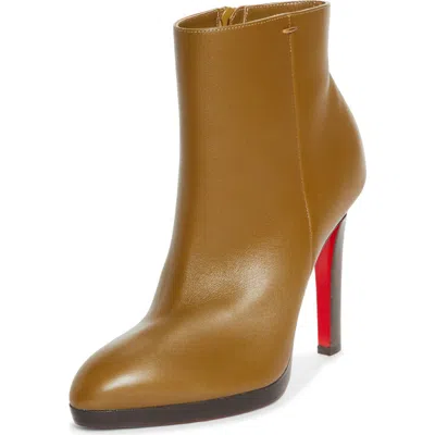Christian Louboutin Fannylove Bootie In Brown