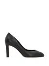 Christian Louboutin 85mm Pumppie Abrasivato Calfskin Leather Pumps In Black