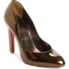 Christian Louboutin Fannylove Metallic Pump In Multi