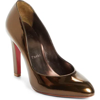 Christian Louboutin Fannylove Metallic Pump In Multi