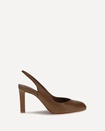 Christian Louboutin Fannylove Slingback Pumps In Brown