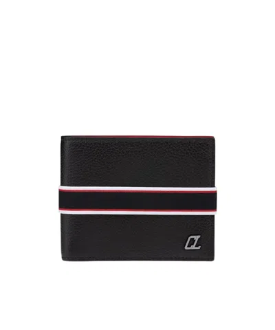 Christian Louboutin F.a.v. Leather Wallet In Black