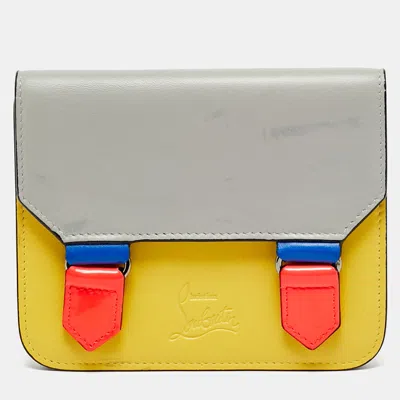 Pre-owned Christian Louboutin Flap Multicolor Leather Pouch Belt Bag