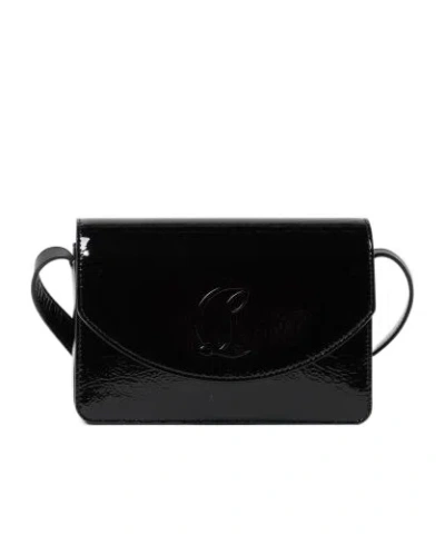 Christian Louboutin Flap Shoulder Bag In Black